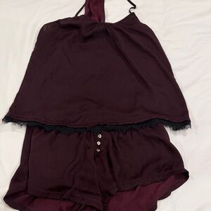 Tahari Eggplant Sleepwear Set